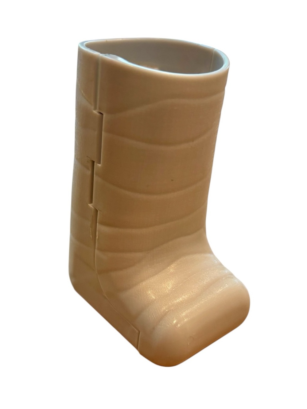 18” Doll Leg Cast White Hinged Accessory